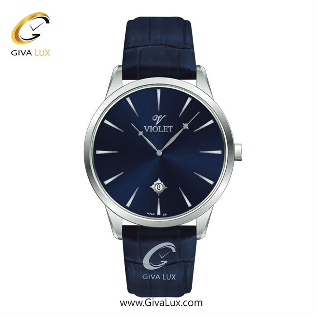 ساعت مچی اورجینال مردانه ویولت VIOLET نقره ای | سرمه ای| سرمه ای| کد رفرنس 0551